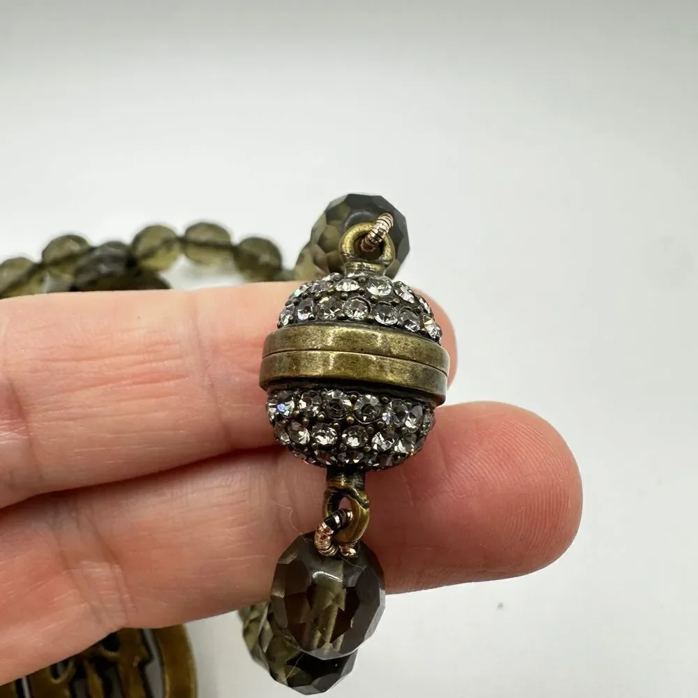 Heidi‎ Daus Iris Swarovski Crystal, Art Deco style necklace!